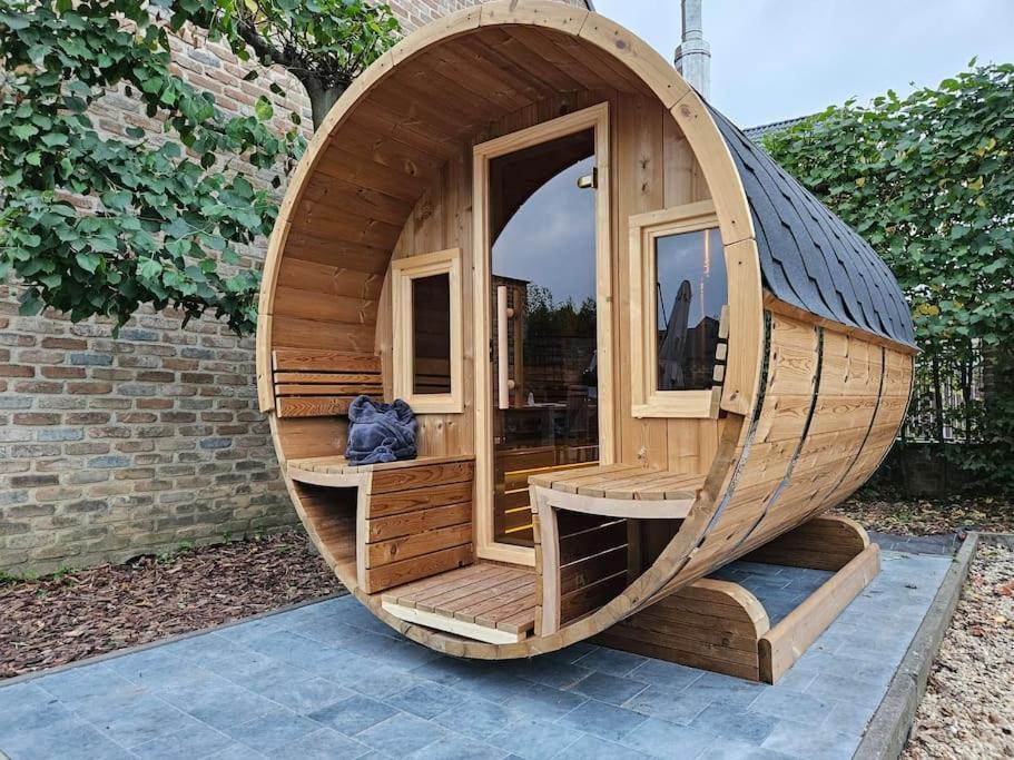 Camper Met Sauna En Zwembad In De Rand Van De Vlaamse Ardennen Haaltert Exterior foto
